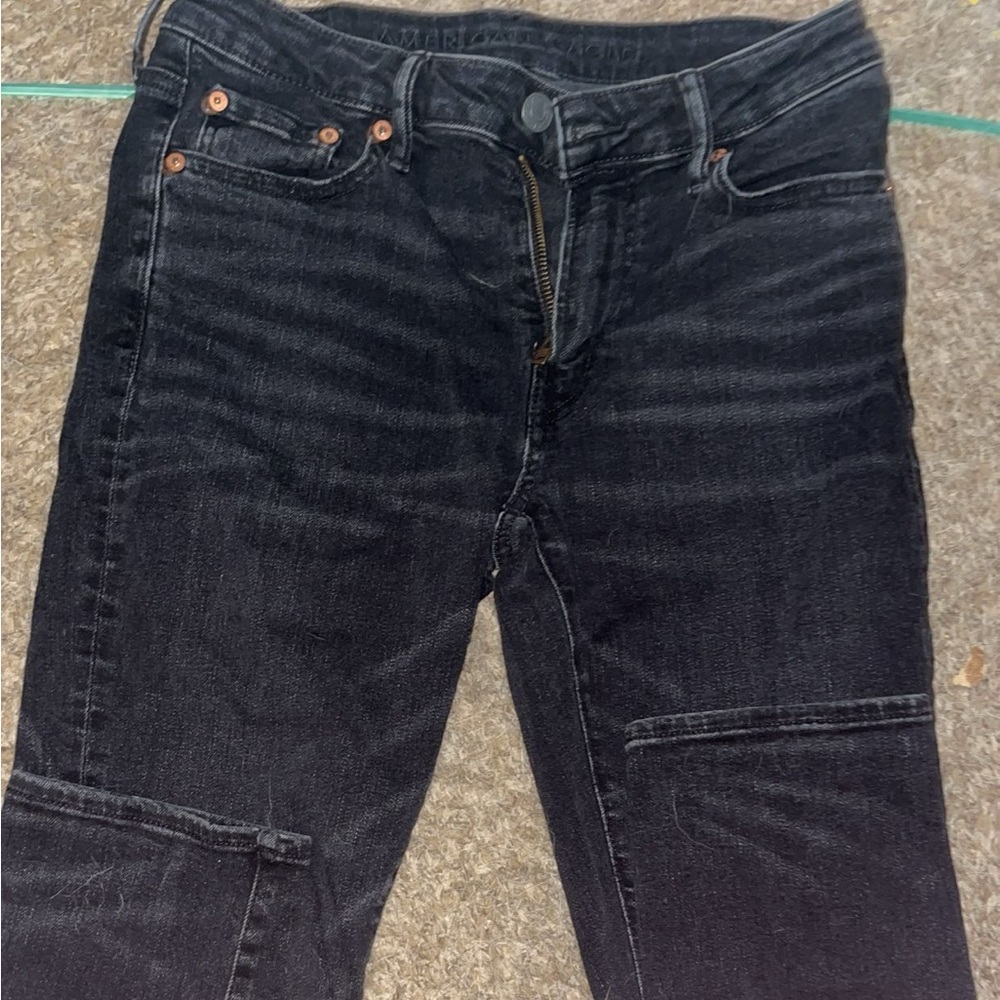 American Eagle Outfitters Dark Denim Relaxed Jeans